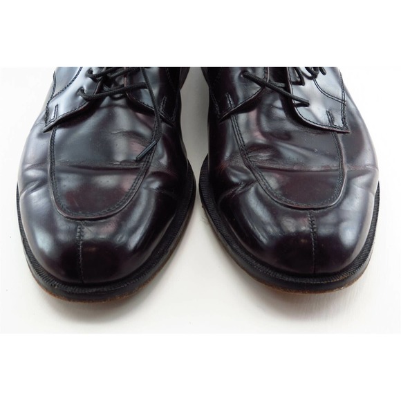 Cole Haan Shoes Sz 9 D‎ Almond Toe Brown Derby Oxfords Leather Men - Picture 2 of 8